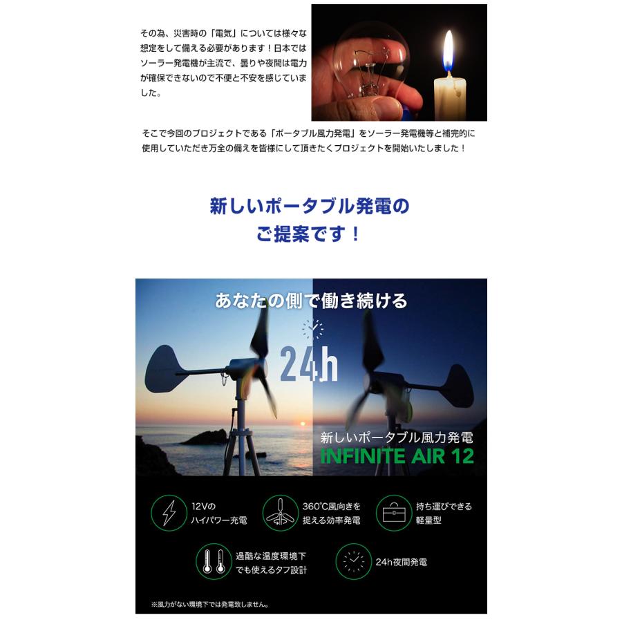 INFINITE AIR 12 家庭用 風力発電機 インフィニティーエアー