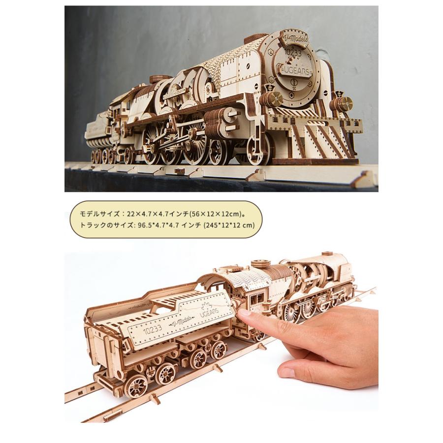 ユーギアーズ蒸気機関車 木製 パズル