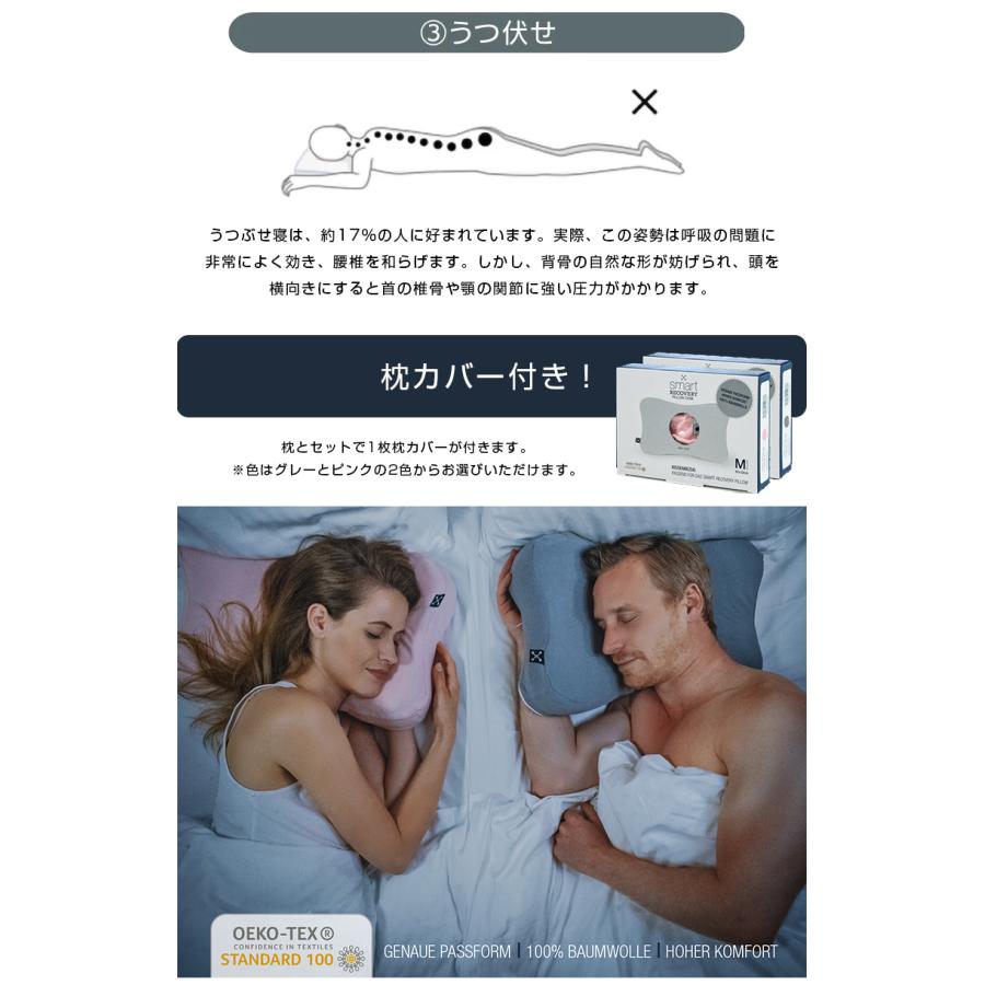 枕難民専用 RECOVERY PILLOW 専用ケース付き リカバリーピロー 枕 枕