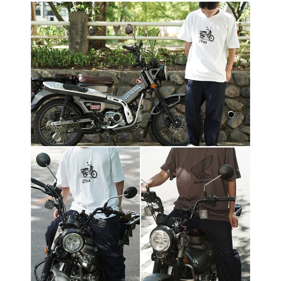 男女兼用 カブTシャツ バイク スーパーカブ ハンターカブ クロスカブ Tシャツ 半袖  Super Cub HONDA ロゴ HUNTER Cub CROSS CUB ONWORKS 綿100％ コットン｜offer1999｜09