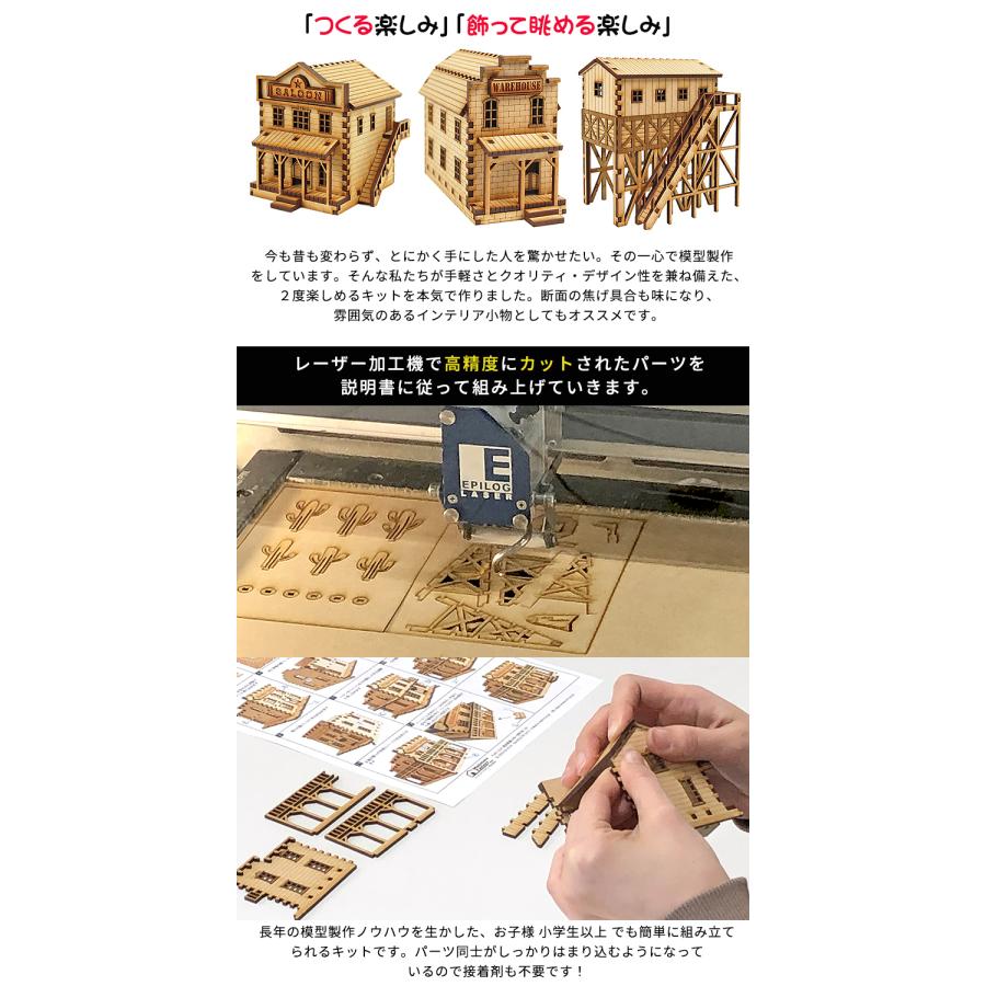鉄道ジオラマ 組み立てキット CRAFT VILLAGE ヨーロッパ or ジャパンの