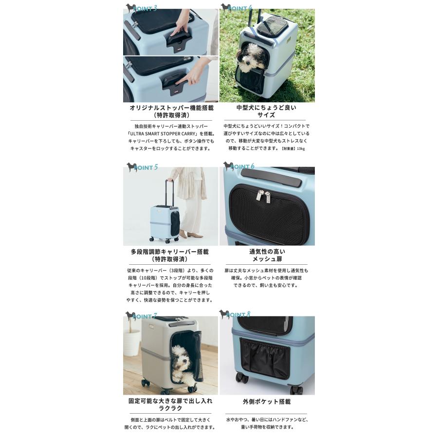 PETiCO ペットキャリー 選べる豪華特典付き ペチコ PET CARRY