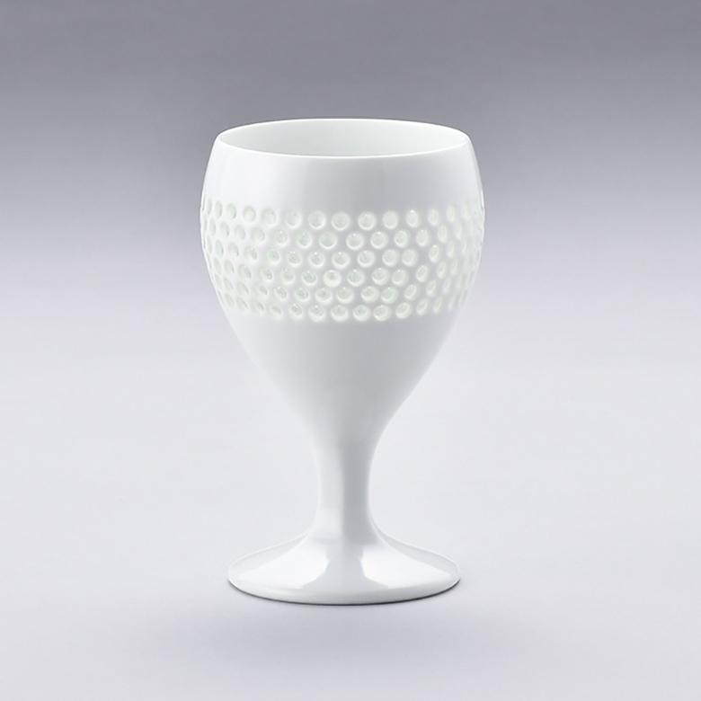 水晶彫 丹心窯 水晶プレミアム ショートワイングラス ワイングラス