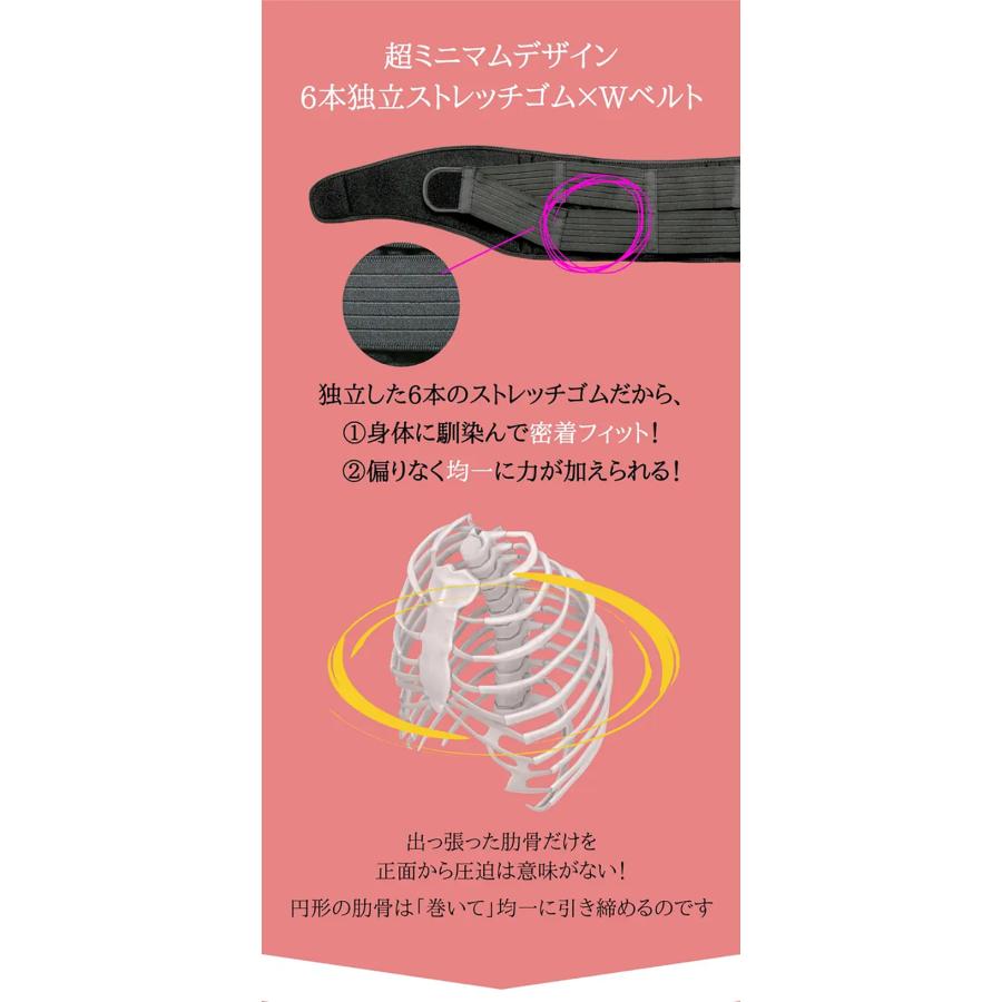 くびれスト ウエストシェイパー 矯正ベルト 矯正 肋骨締め 姿勢 肋骨