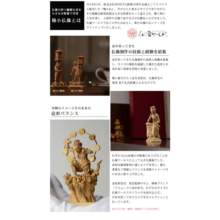 極小仏 雷神 豪華特典付き 仏像 木彫 精密 精巧 リアル 手のひら 極小仏 雷神 豪華特典付き 仏像 木彫 精密 精巧 リアル 手のひら