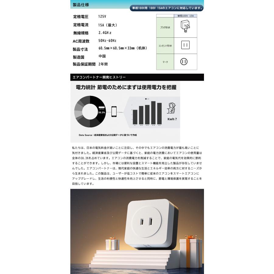 エアコンパートナー 電力量測定 遠隔操作 スマートエアコン化 エアコンパートナー 電力量測定 遠隔操作 スマートエアコン化