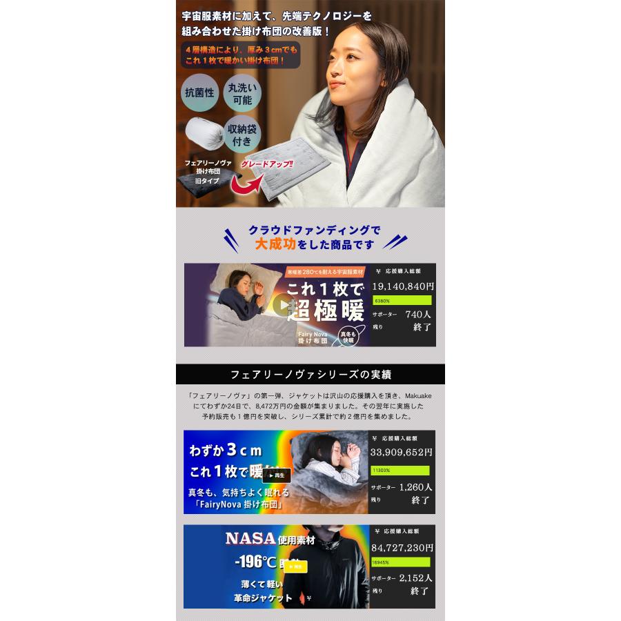 フェアリーノヴァ掛け布団Sun セミダブル Fairynova 掛け布団 薄い