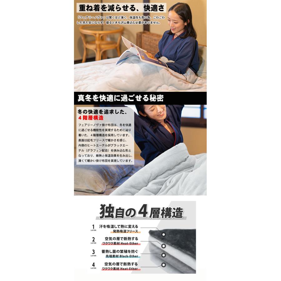 フェアリーノヴァ掛け布団Sun セミダブル Fairynova 掛け布団 薄い