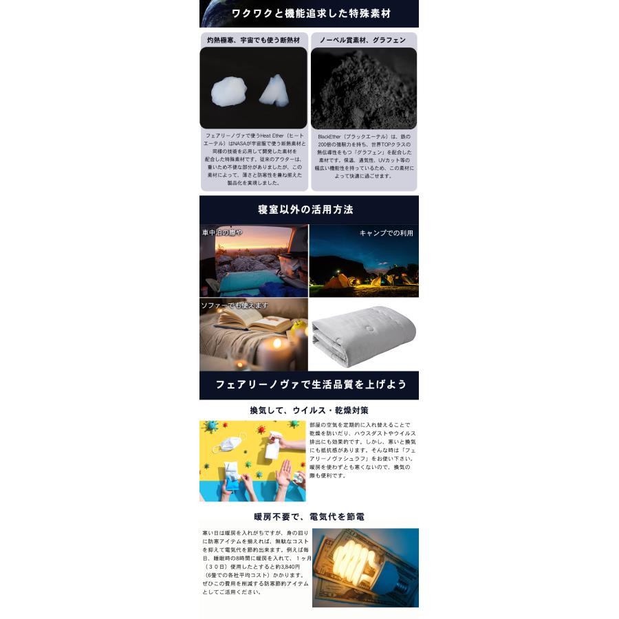 フェアリーノヴァ掛け布団Sun セミダブル Fairynova 掛け布団 薄い