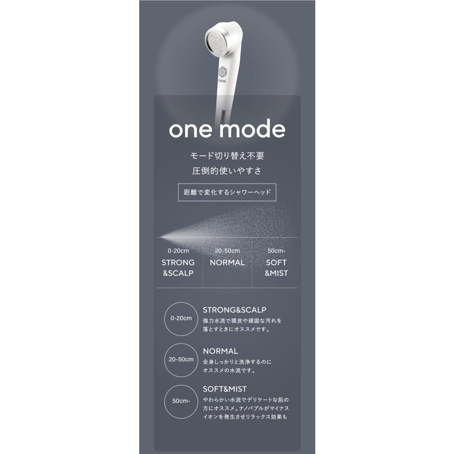 espiral シャワーヘッド エスパイラル ウルトラナノバブル 浄水