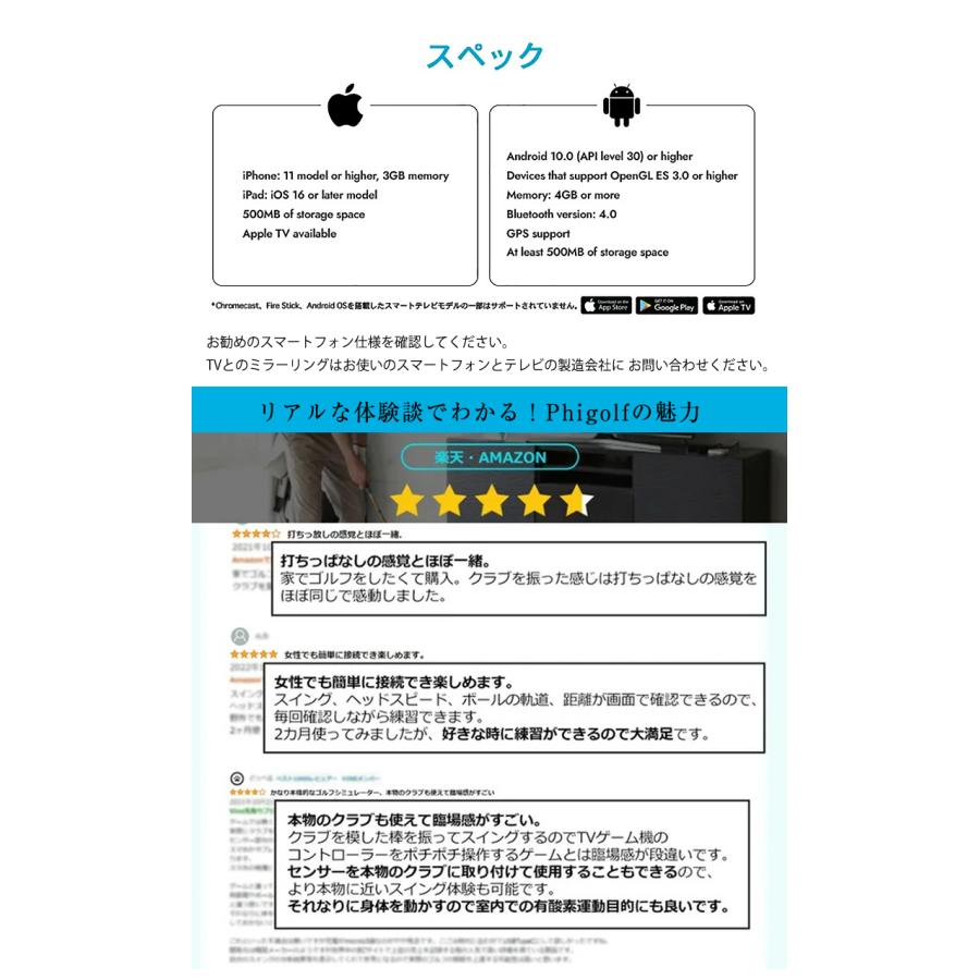 Phigolf2 ファイゴルフ2 家庭用ゴルフシミュレーター ゴルフ練習