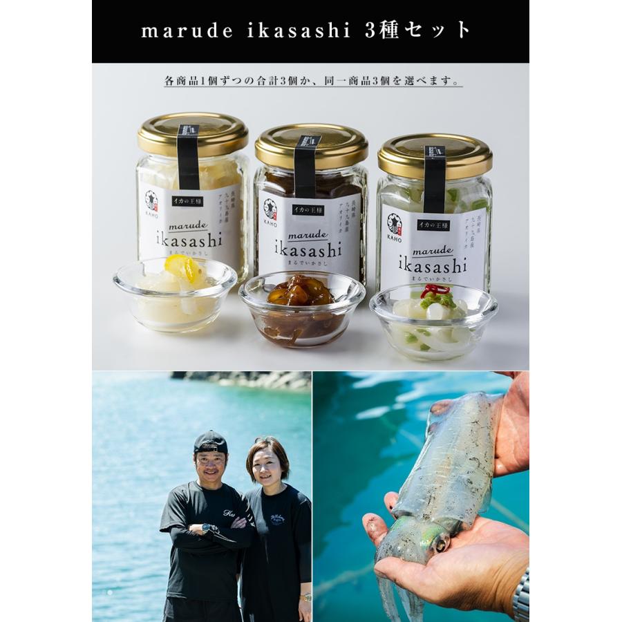 marude ikasashi（3個セット）イカ いか 烏賊 アオリイカ 国産 イカ
