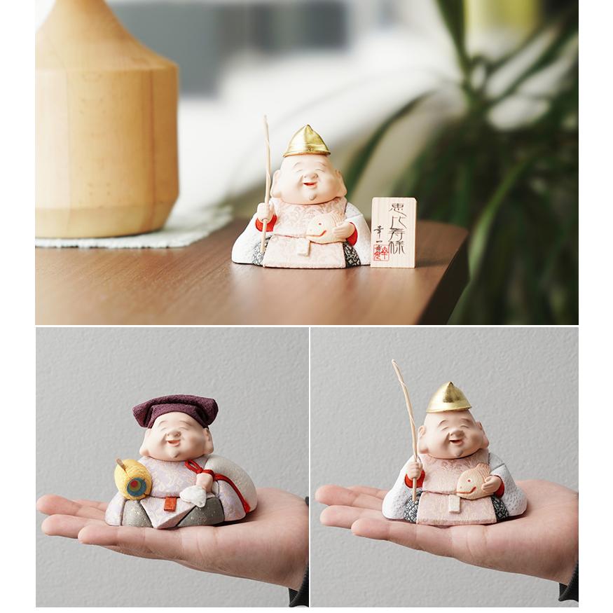 大黒様 恵比寿様 木目込人形 大黒天 恵比寿天 江戸木目込み人形 幸一光