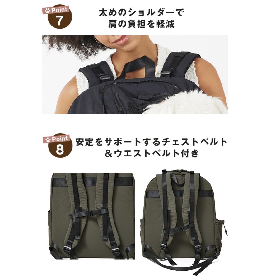 MATIE ペットリュックL お散歩バッグ 犬 ペットキャリーバッグ 犬