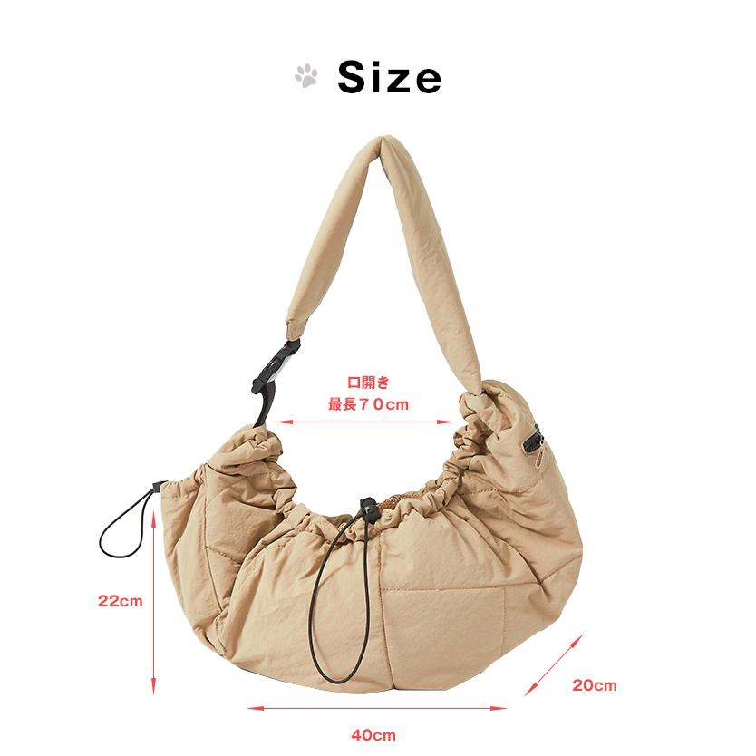 MATIE スリングバッグ ペットキャリーバッグ お散歩バッグ 犬 犬バッグ