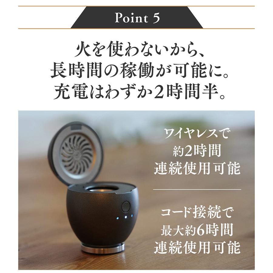 Orbby フレーバーセット 6種の香り 電子香炉 茶香炉 火を使わない 灰の