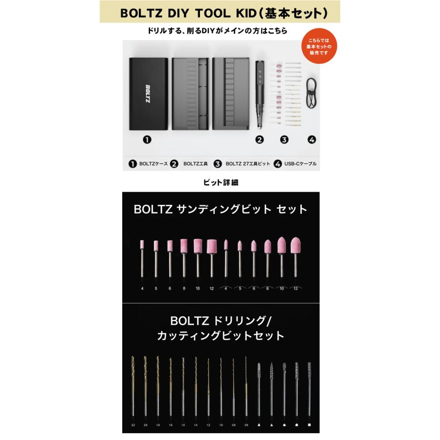 BOLTZ DIY TOOL ADVANCED KID ボルツ アドバンスセット 工具バッグ付き