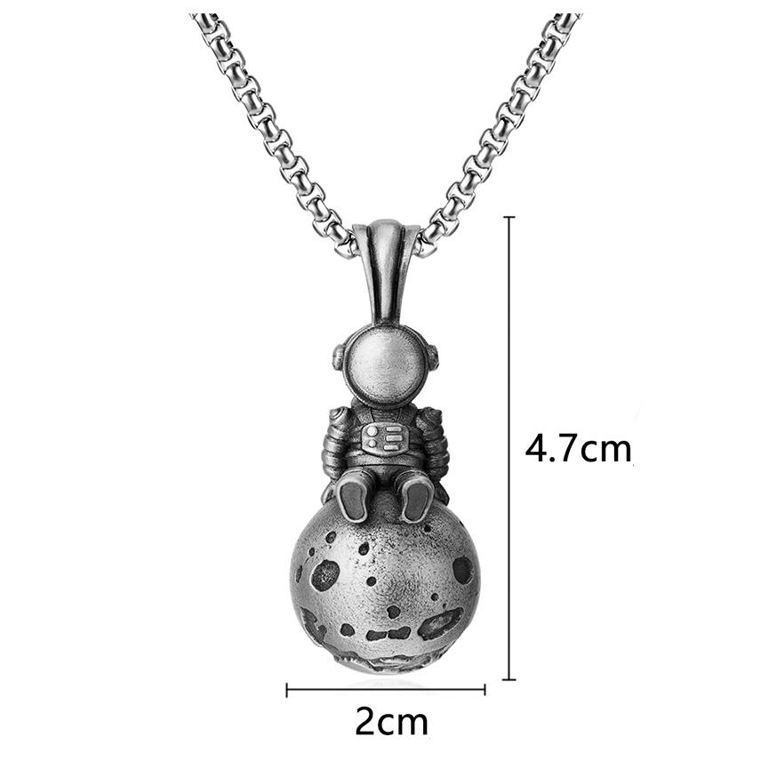 4s4ki 宇宙人ネックレス 宇宙に帰りたい宇宙人ネックレス SV925 | Big' Bang' 隕石直売所