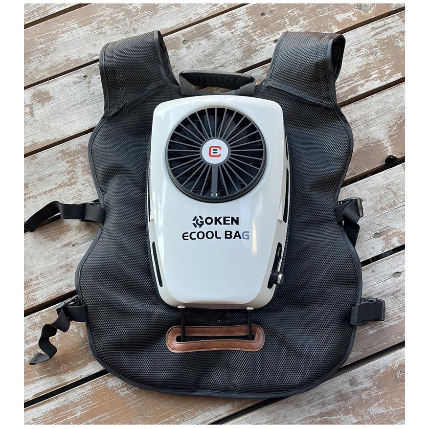 GOKEN Cool Bag 背負えるエアコン ベスト 作業服 空調服 熱中症対策 暑