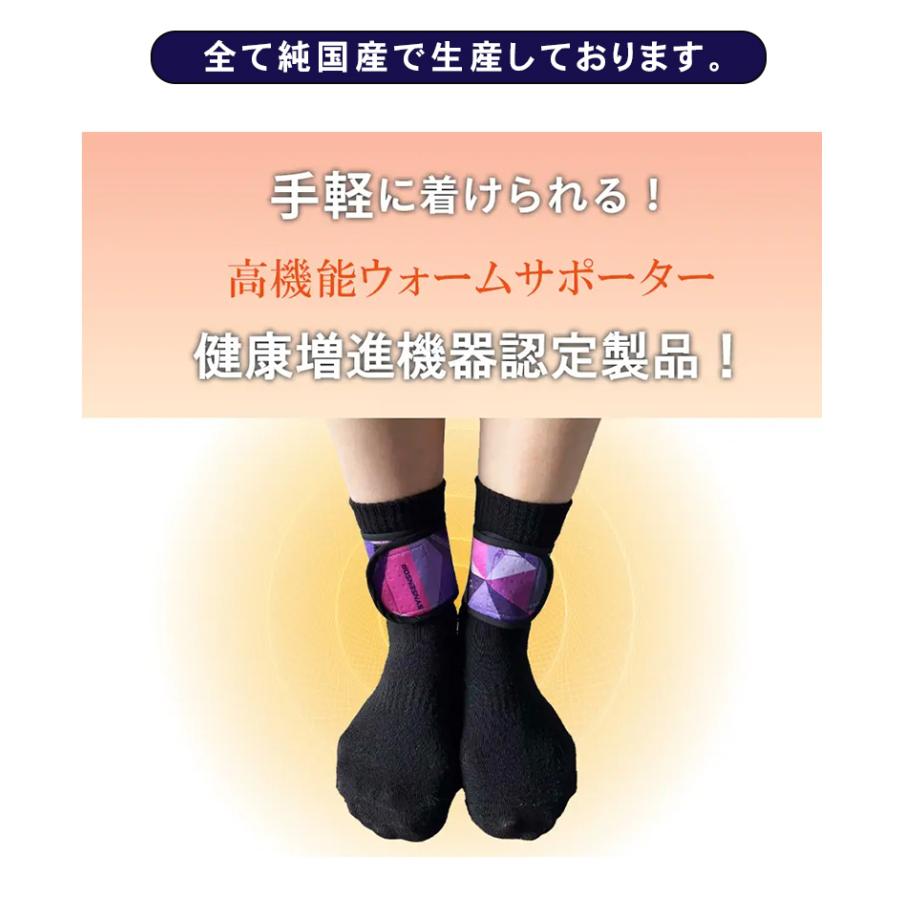 健康増進機器認定製品ラクニナリーナ 足首サポーター 手首サポーター
