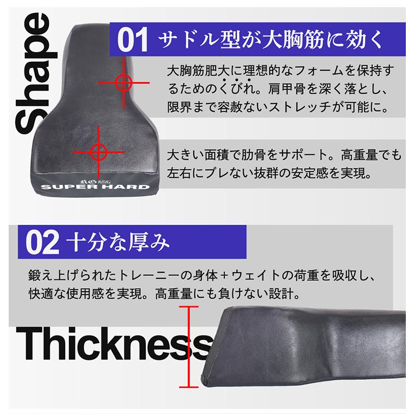 NURBS 合戸式大胸筋肥大ペックパッド 【スーパーハード】トレーニング