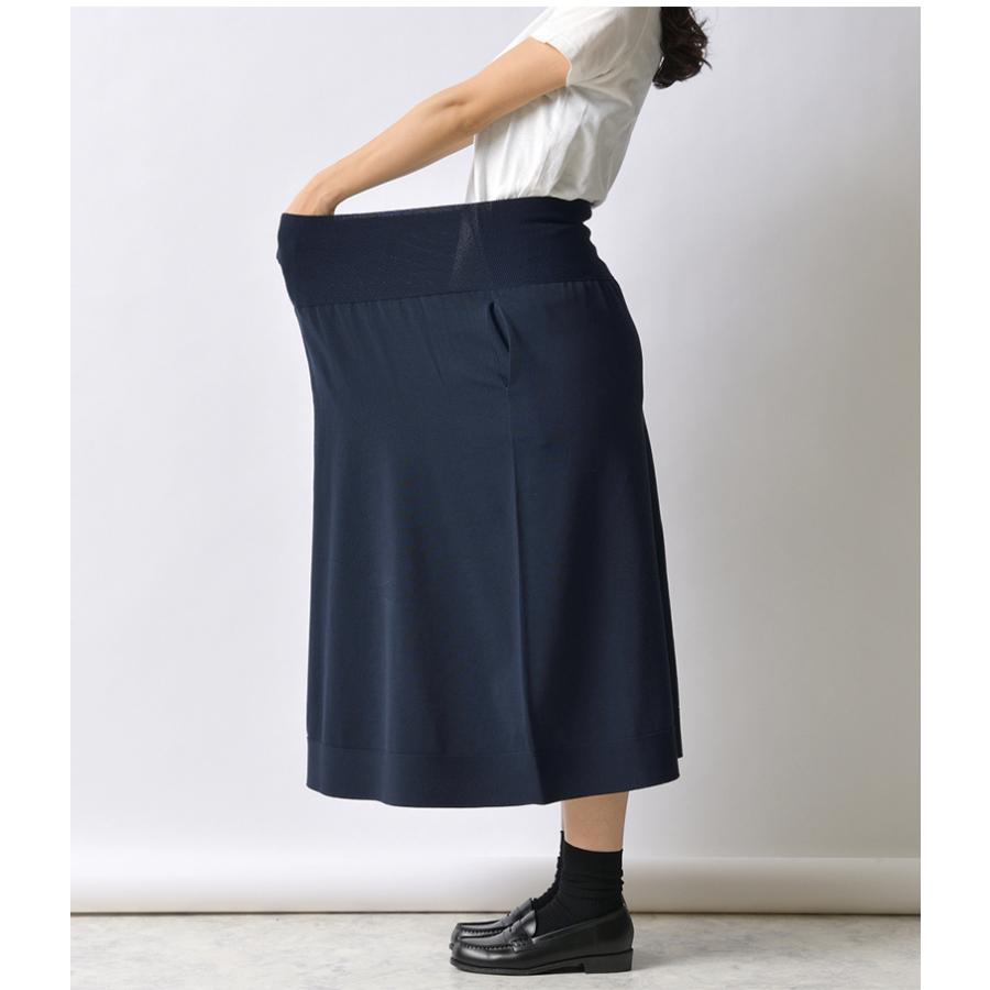 のびるニットロングスカート SAIFUKU サイフク 226 おなかをつつむ