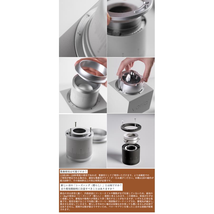 Varia VS4 グラインダー 珈琲豆の特典付 ヴァリア コーヒーミル 特許