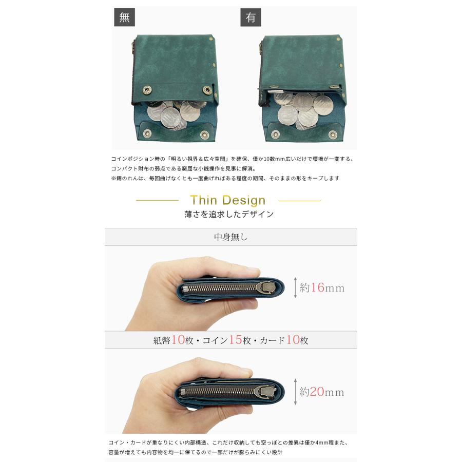 Rascasse ラスカス Quattro Wallet Spec2- 財布 極小 コンパクト 革