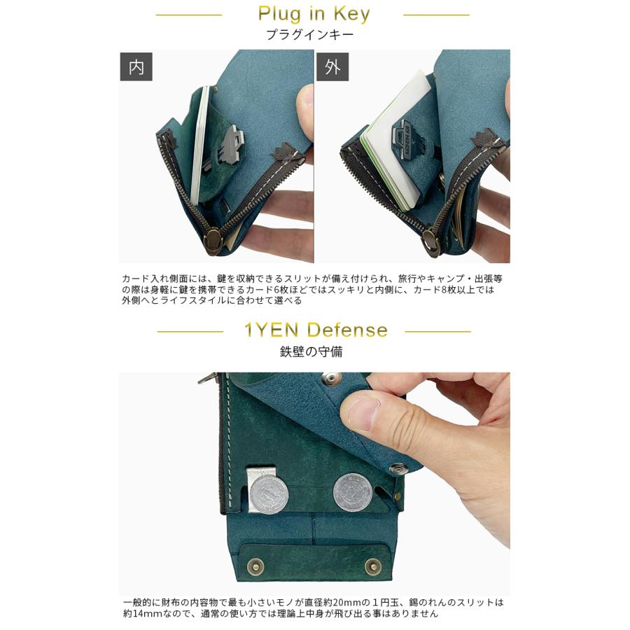 Rascasse ラスカス Quattro Wallet Spec2- 財布 極小 コンパクト 革
