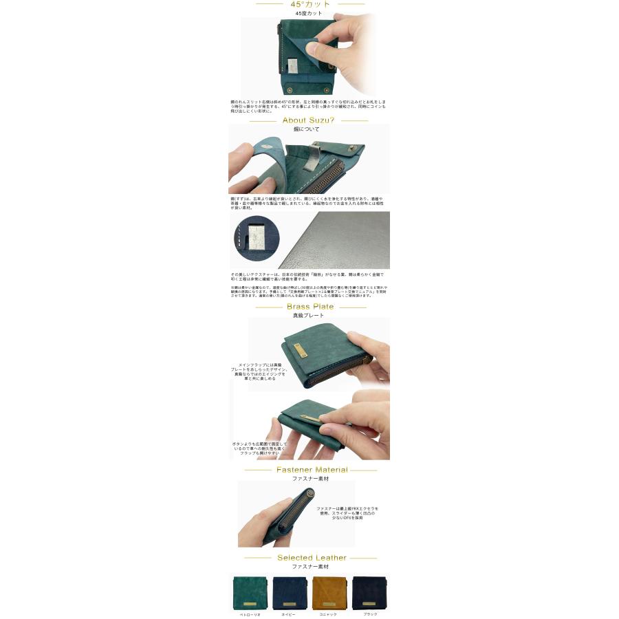 Rascasse ラスカス Quattro Wallet Spec2- 財布 極小 コンパクト 革