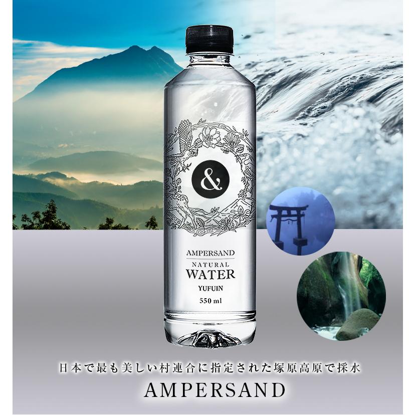 新品未使用　Swan Mineral ミネラルウォーター 100ml 日本製2本 AMPERSAND NATURAL WATER【550ml×24本入り】アンパサンド プレミアム
