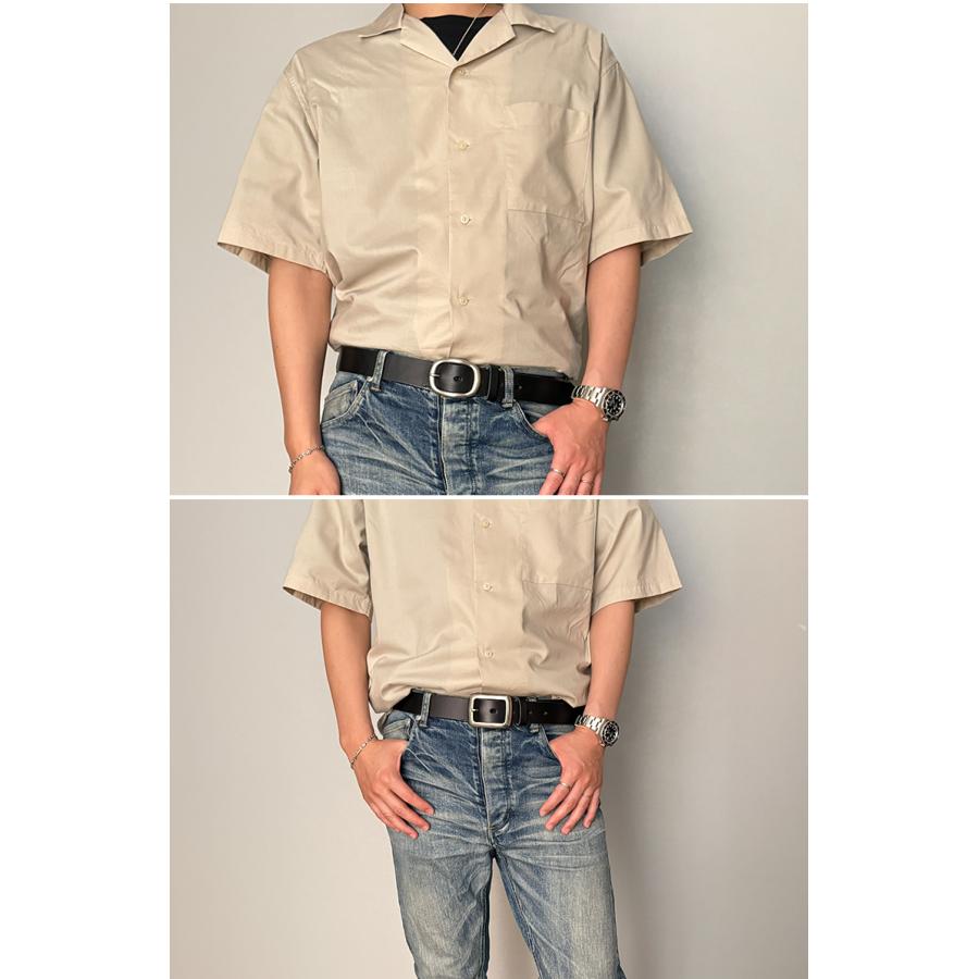 栃木レザー 本革ベルト 35mm幅 全長110cm 日本製 LOCAL WORKS メンズ