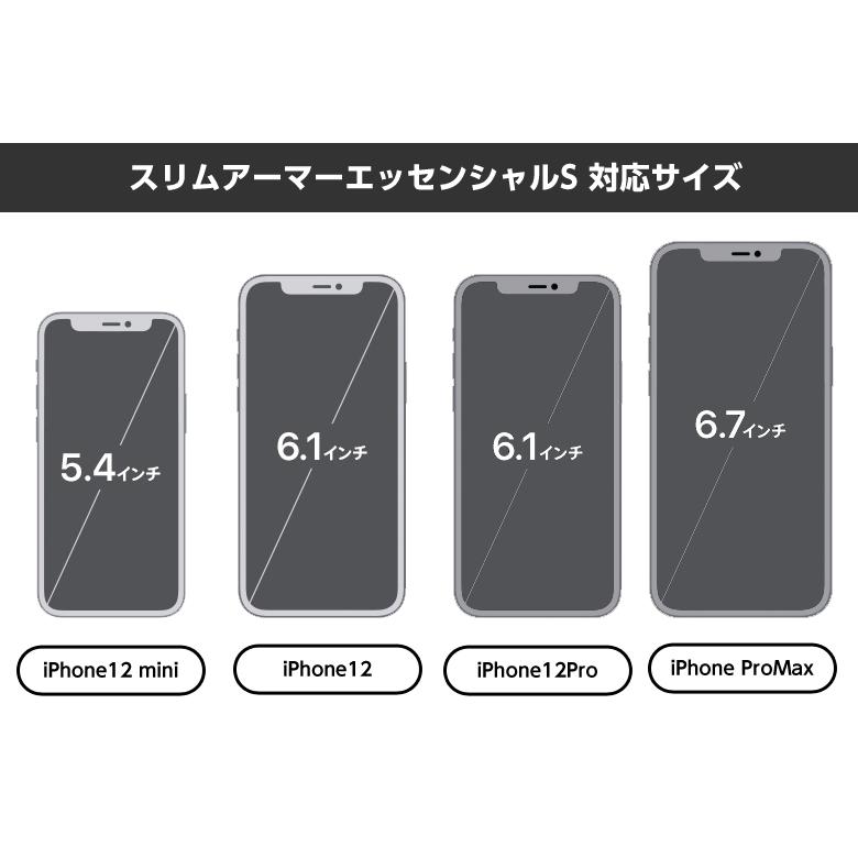 Spigen iPhone 12 ケース スマホ スマートフォン Slim Armor Essential