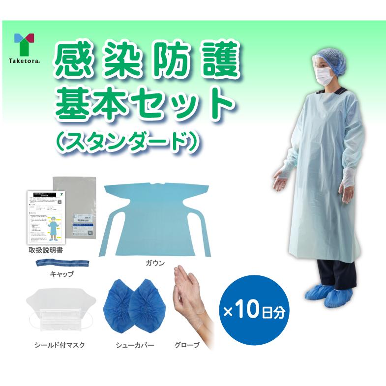 竹虎の信頼があなたの家族を守る 自宅療養時の感染保護 全身防護具10日