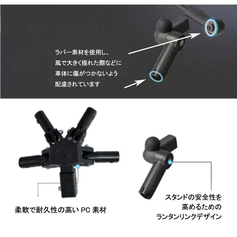 あなたの愛車を守る全自動カーテント ほとんどの車種に装着可能 まさに車用の傘 カーポート、屋根のない屋外に駐車しないといけない人に。車で待機中にも。｜offer1999｜09