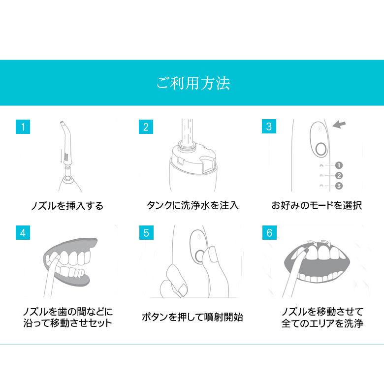 Oclean W1 口腔洗浄機 口腔洗浄器 口腔洗浄マシーン 歯科医推奨 歯科衛生士推奨 APP連動 アプリ連携 プラーク  食べかす 虫歯予防 虫歯対策 口臭対策 口臭予防｜offer1999｜10