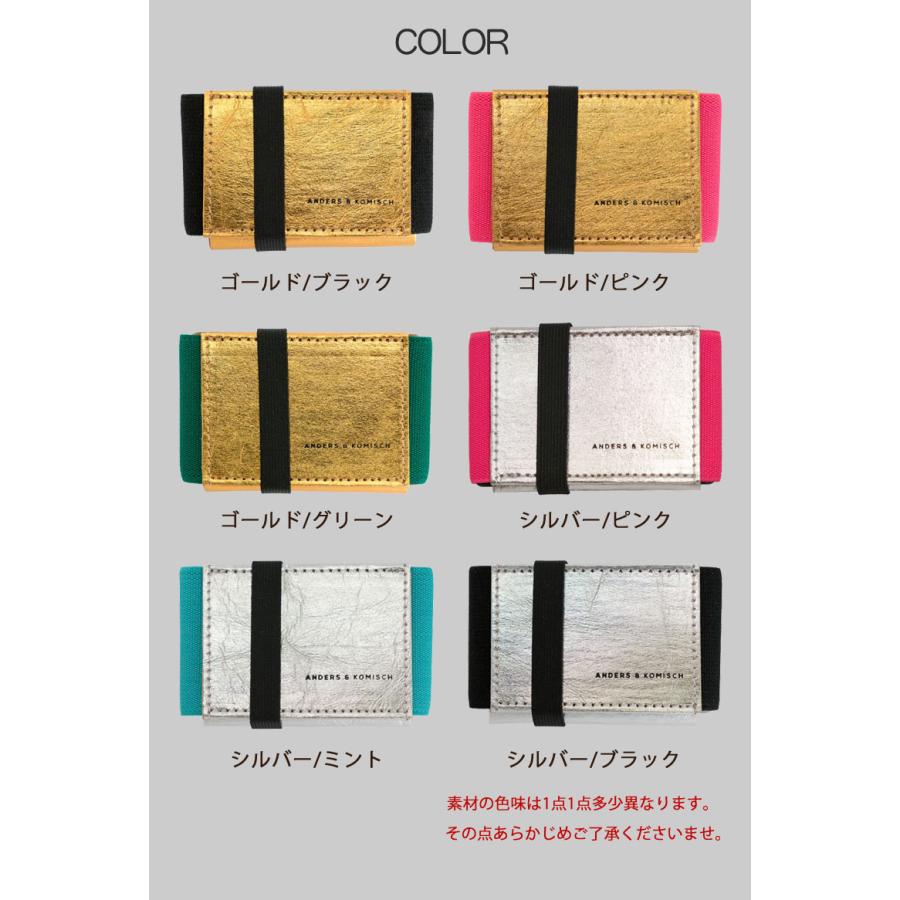 鍵も入る 超コンパクトウォレット ANDERS＆KOMISCH Mini プレート付き