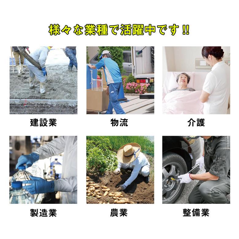 ワーキングパワースーツX (肩パッドあり) 重い物を運ぶ重作業者にお