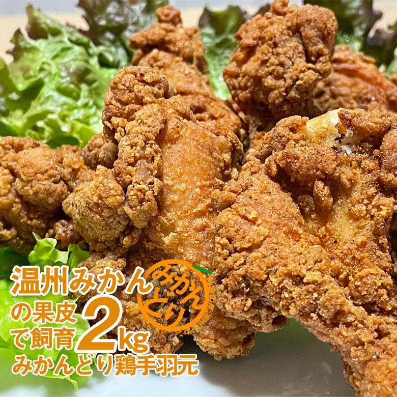 紀ノ國みかん鶏 骨付き 手羽元 唐揚げ 2kg パリパリ ジューシーの虜になる 和歌山で採れた温州みかんの果皮で育てた健康鶏 紀の国みかんどり Taku0218 想いを繋ぐ百貨店 Tsunagu 通販 Yahoo ショッピング