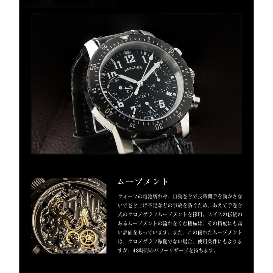 パイロットクロノグラフの伝統を受け継いだ WANCHER アエロ パイロットクロノグラフの伝統を受け継いだ WANCHER アエロ