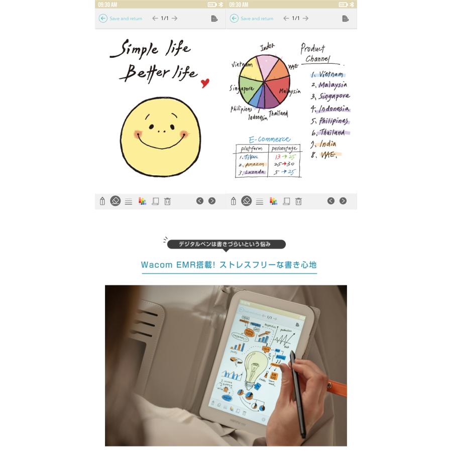 Hannsnote カラー表示デジタルノート ハンズノート 楽天市場】Hannsnote カラー表示デジタルノート ハンズノート 電子