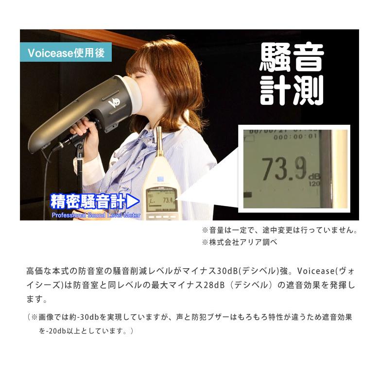 Voicease ヴォイシーズ 装着 自宅 歌える 防音 防音室 防音マイク