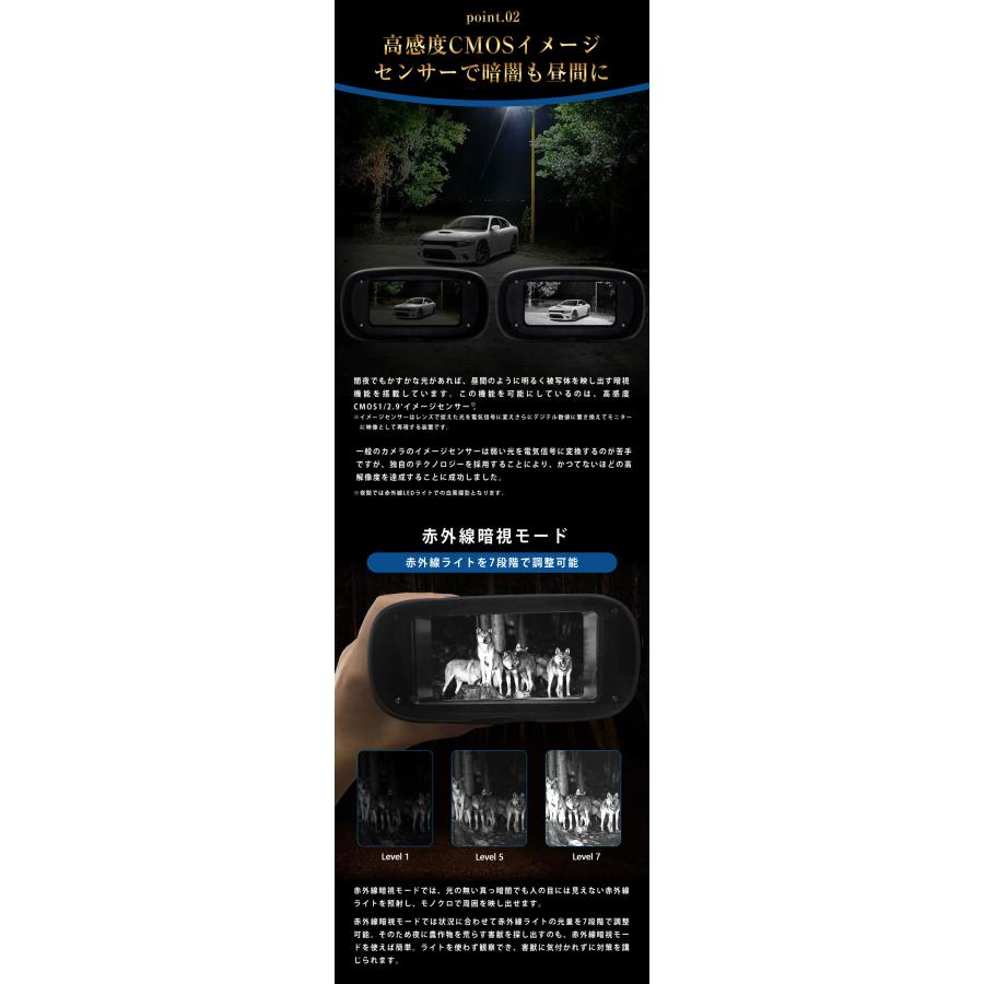 4Kデジタル双眼鏡 ナイトビューア DT79 Wellwin社 双眼鏡 暗視機能 暗