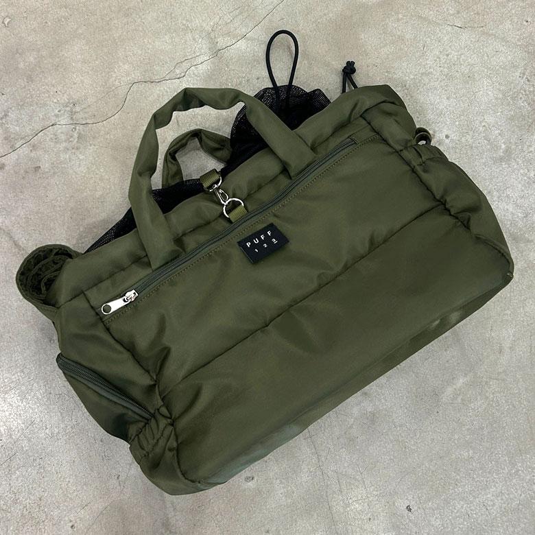 PUFF PET 3WAY TOTE（P25006） パフ 犬用 ペット用 バッグ ショルダー