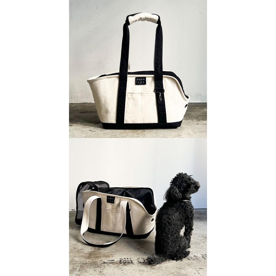 pet carry tote L（P24003/P24004） canvas トート トートバッグ パフ