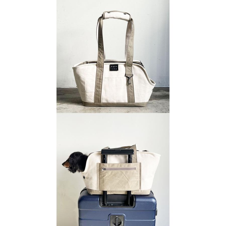 pet carry tote L（P24003/P24004） canvas トート トートバッグ パフ