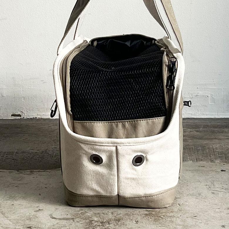 pet carry tote L（P24003/P24004） canvas トート トートバッグ パフ