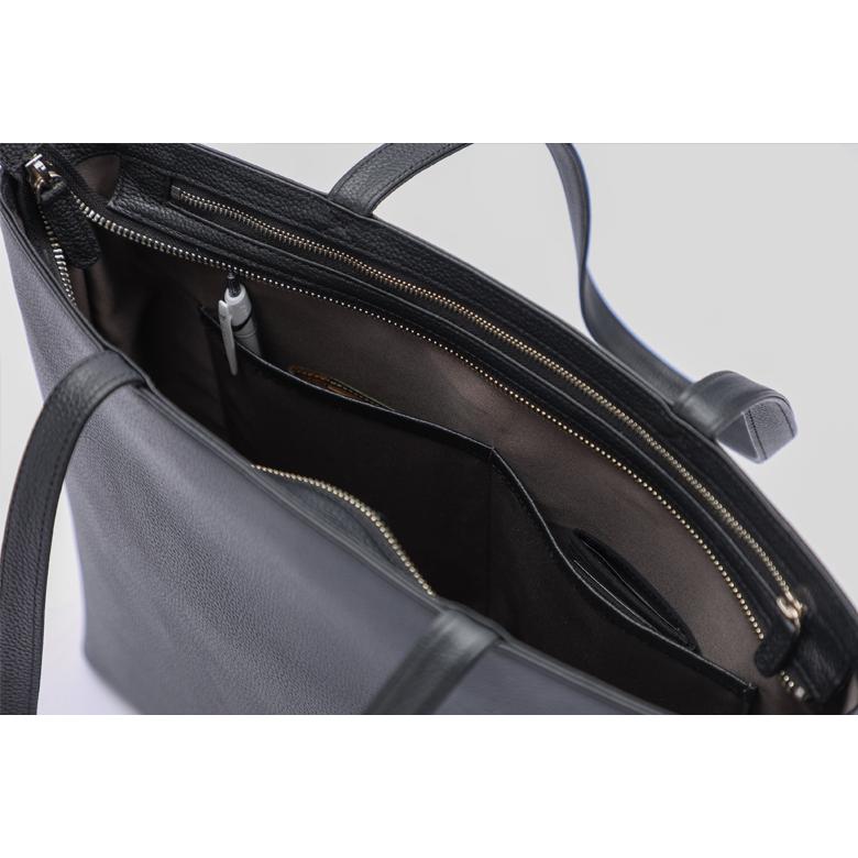 muon Totebag THE Tote ムオン トートバッグ ミニマル シンプル 洗練 スタイリッシュ かっこいい おしゃれ 本革 上品 大人バッグ 自立するバック ビジネスバッグの画像