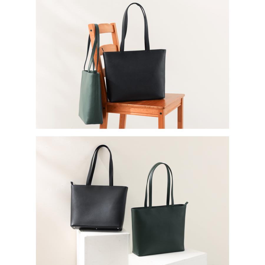 muon Totebag THE Tote ムオン トートバッグ ミニマル シンプル 洗練 スタイリッシュ かっこいい おしゃれ 本革 上品 大人バッグ 自立するバック ビジネスバッグの画像