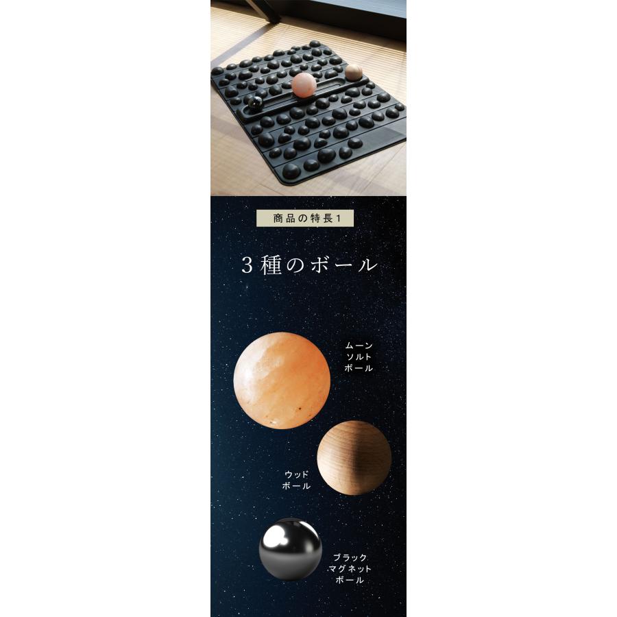 SPACY ON THE MOON スペイシー オンザムーン 3種ボール付き 足裏 足つぼ 足ツボ マッサージ ほぐし ボール 踏むだけ 健康グッズ 美容の画像